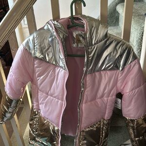 Roebuck and CO girls LG 10/12 water resistant coat
